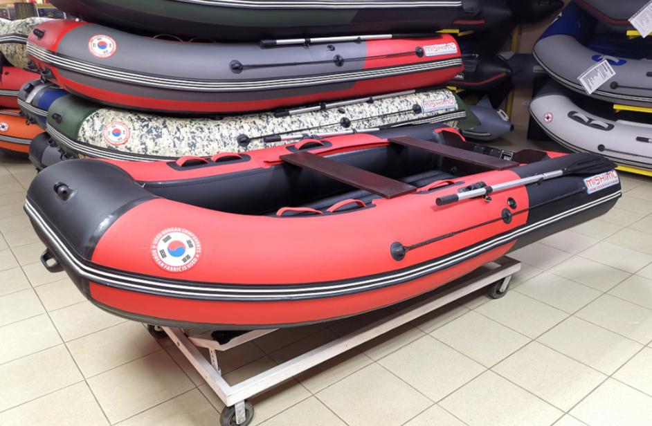 КОМПЛЕКТ Лодка MISHIMO PRO 350 + ЛОДОЧНЫЙ МОТОР MARLIN MP 9.9 (20) AMHS PRO в Балашихе