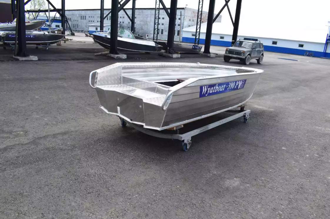 Алюминиевая лодка Wyatboat-390Р Увеличенный борт в Балашихе