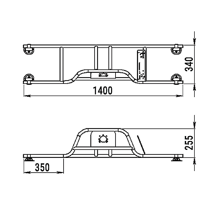 Стойка рулевая с бортовым креплением малая в Балашихе