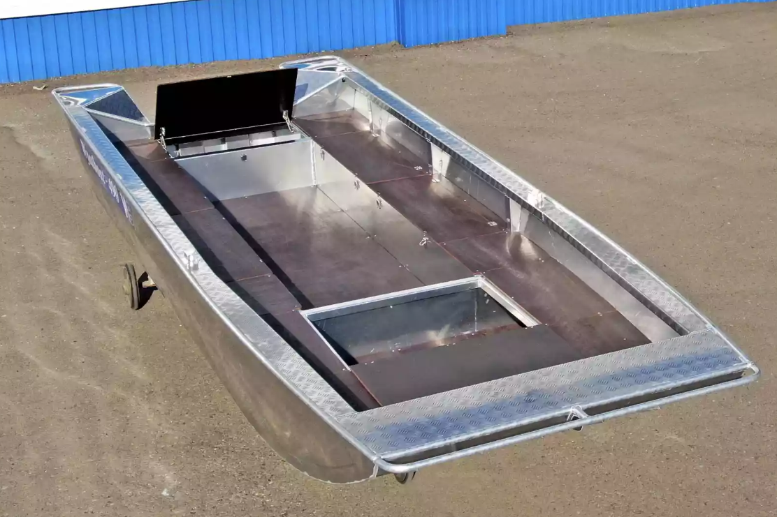 Алюминиевая лодка Wyatboat-490 Jonboat в Балашихе