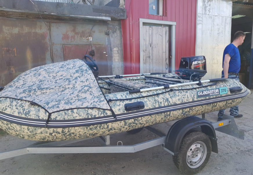 НАДУВНАЯ ЛОДКА GLADIATOR C370AL в Балашихе