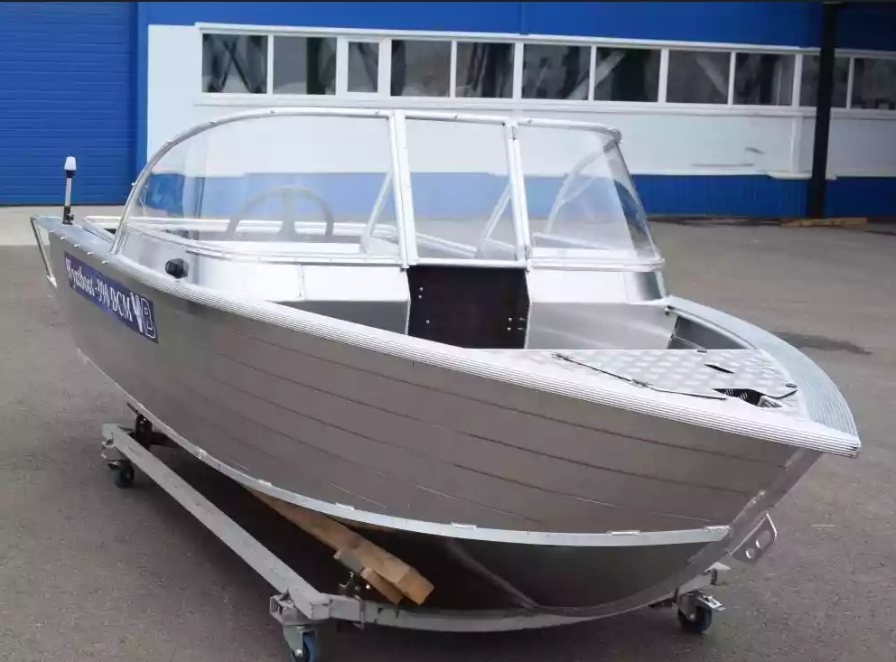 Алюминиевая лодка Wyatboat-390 DCM Увеличенный борт в Балашихе