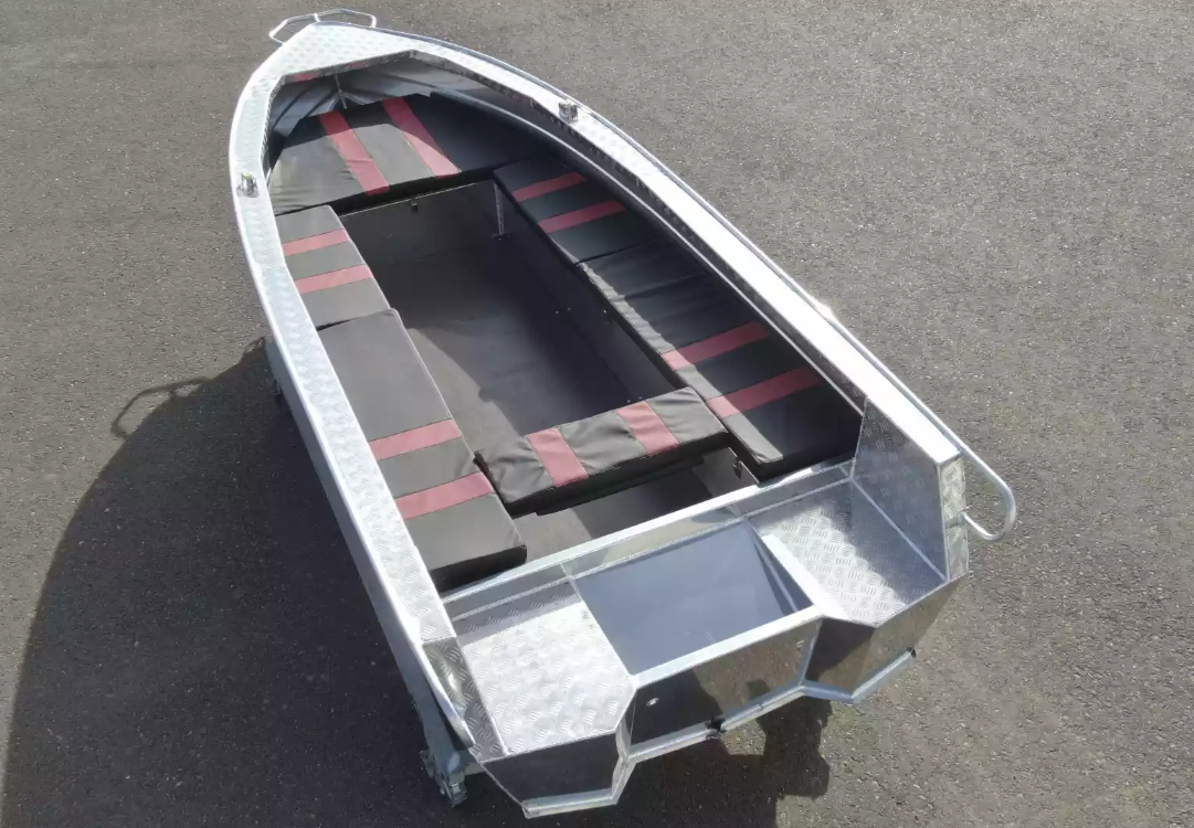 Алюминиевая лодка Wyatboat-390РМ увеличенный борт в Балашихе