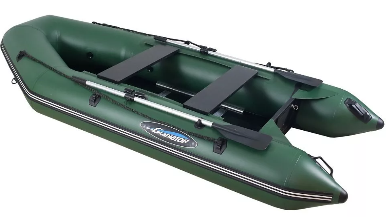 МОТОРНО-ГРЕБНАЯ ЛОДКА ПВХ GLADIATOR A 320 ТК С ФАНЕРНЫМ ПОЛОМ в Балашихе