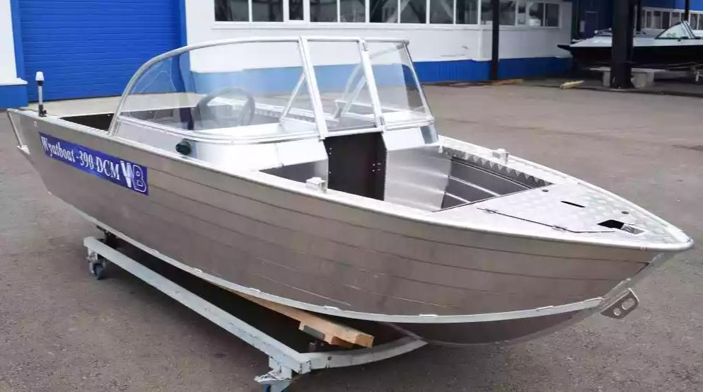 Алюминиевая лодка Wyatboat-390 DCM Увеличенный борт в Балашихе