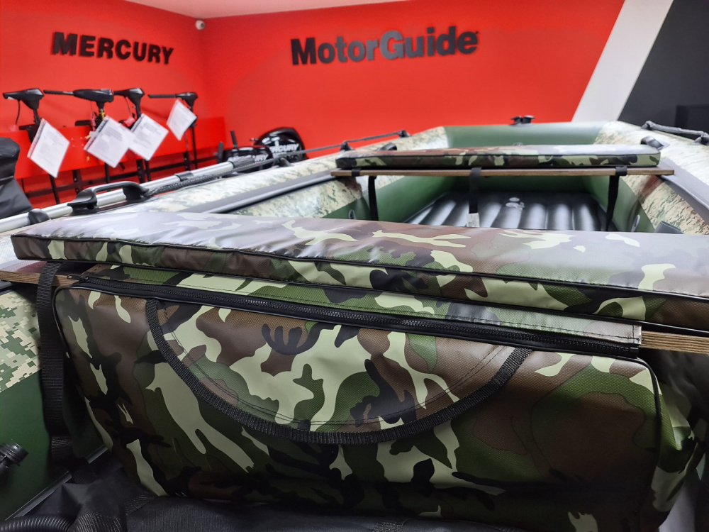 КОМПЛЕКТ МЯГКИХ НАКЛАДОК С СУМКОЙ ДЛЯ ЛОДОК 105Х20 КАМУФЛЯЖ в Балашихе