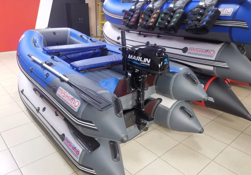 КОМПЛЕКТ ЛОДКА MISHIMO LITE 315 + МОТОР 5л.с в Балашихе