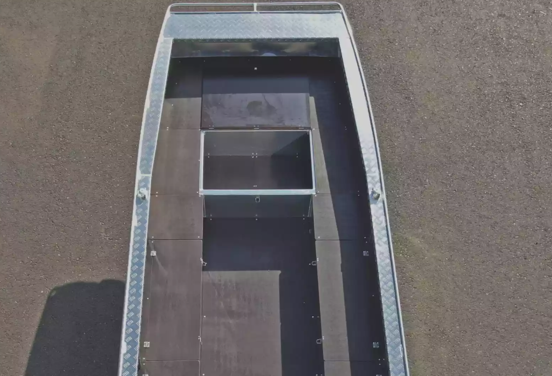 Алюминиевая лодка Wyatboat-490 Jonboat в Балашихе