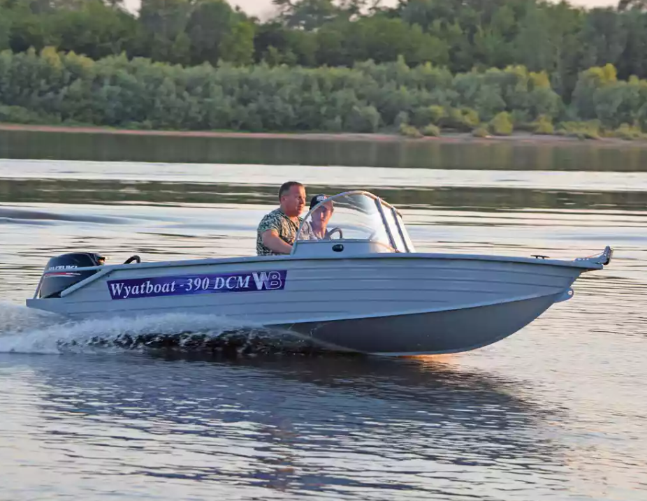 Алюминиевая лодка Wyatboat-390 DCM в Балашихе