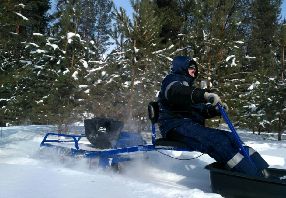Мотобуксировщик толкач Альбатрос-XL8 с модулем. Без фары, склизы в Балашихе