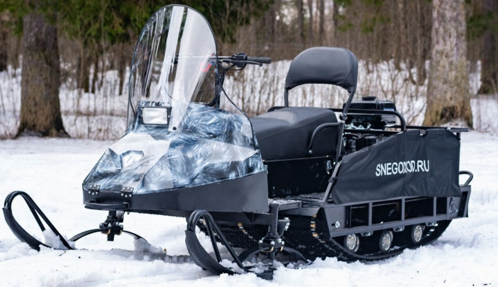 Миниснегоход Бурлак Егерь Экспедитор 18.5 л.с. , реверс, тормоз, капот белый в Балашихе