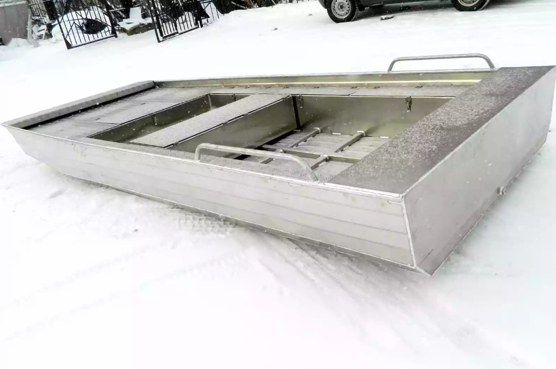 Алюминиевая лодка Wyatboat-390 Jonboat в Балашихе