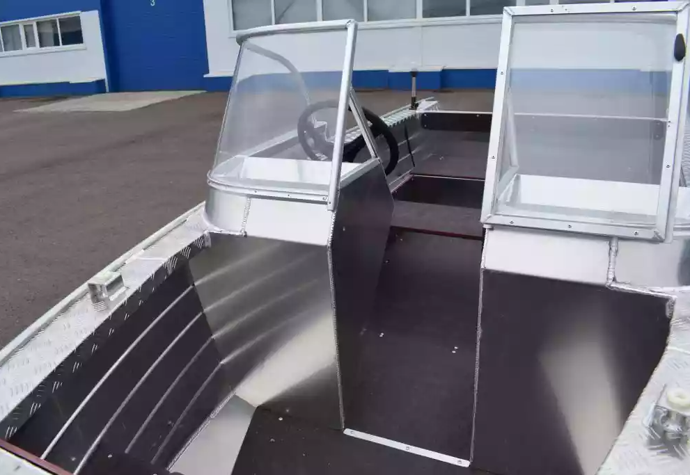 Алюминиевая лодка Wyatboat-390 DCM Увеличенный борт в Балашихе