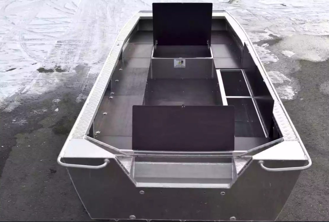 Алюминиевая лодка Wyatboat-490 Jonboat в Балашихе