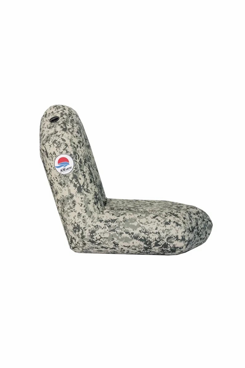 КРЕСЛО НАДУВНОЕ SMARINE, 85Х75 СМ, ПВХ, ЗЕЛЕНЫЙ ПИКСЕЛЬ в Балашихе