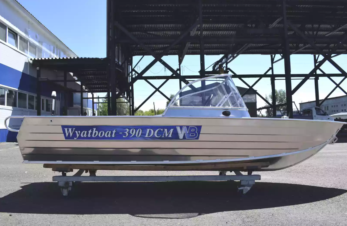 Алюминиевая лодка Wyatboat-390 DCM в Балашихе