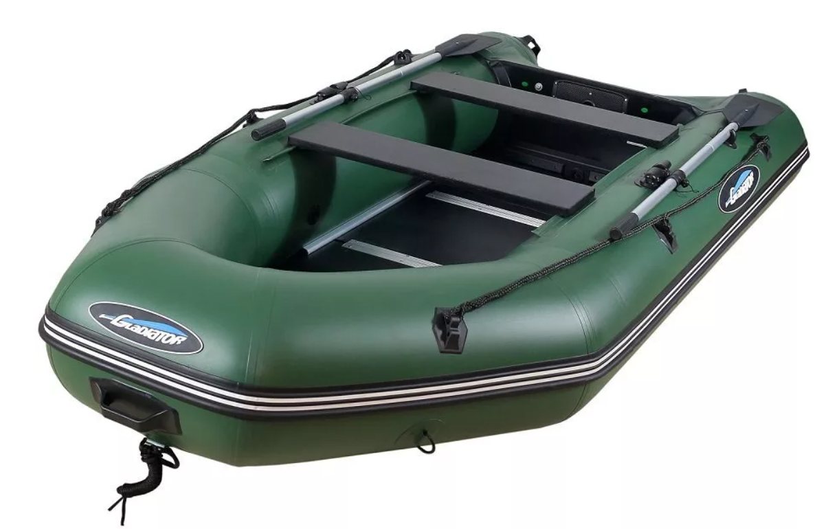МОТОРНО-ГРЕБНАЯ ЛОДКА ПВХ GLADIATOR A 320 ТК С ФАНЕРНЫМ ПОЛОМ в Балашихе