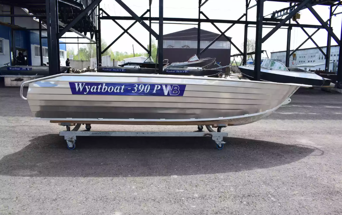 Алюминиевая лодка Wyatboat-390Р Увеличенный борт в Балашихе