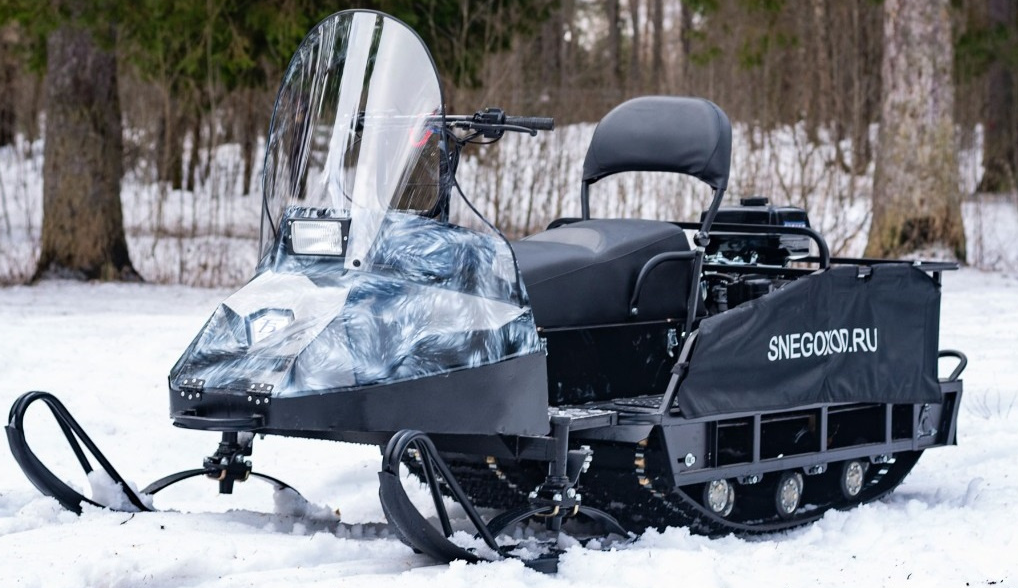 Миниснегоход Бурлак Егерь Экспедитор 18.5 л.с. , реверс, тормоз, капот белый в Балашихе