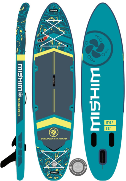 SUP (САП) Доска MISHIMO PRO-MAX Light Teal 11,6’ (355см) в Балашихе