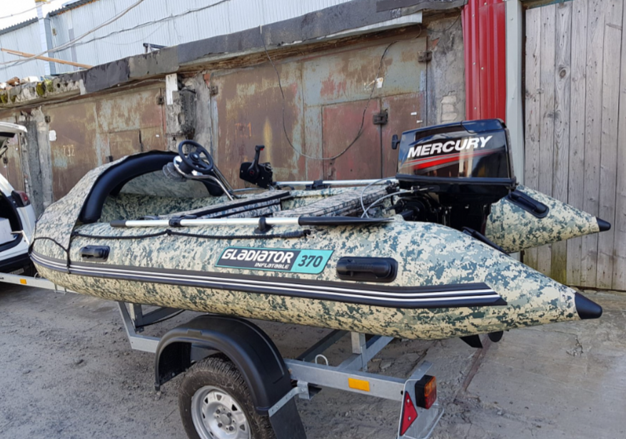 НАДУВНАЯ ЛОДКА GLADIATOR C370AL в Балашихе