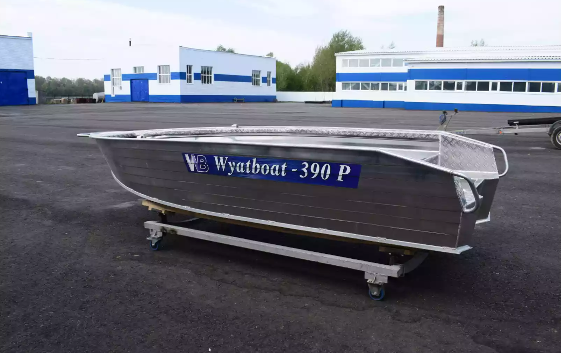 Алюминиевая лодка Wyatboat-390Р Увеличенный борт в Балашихе