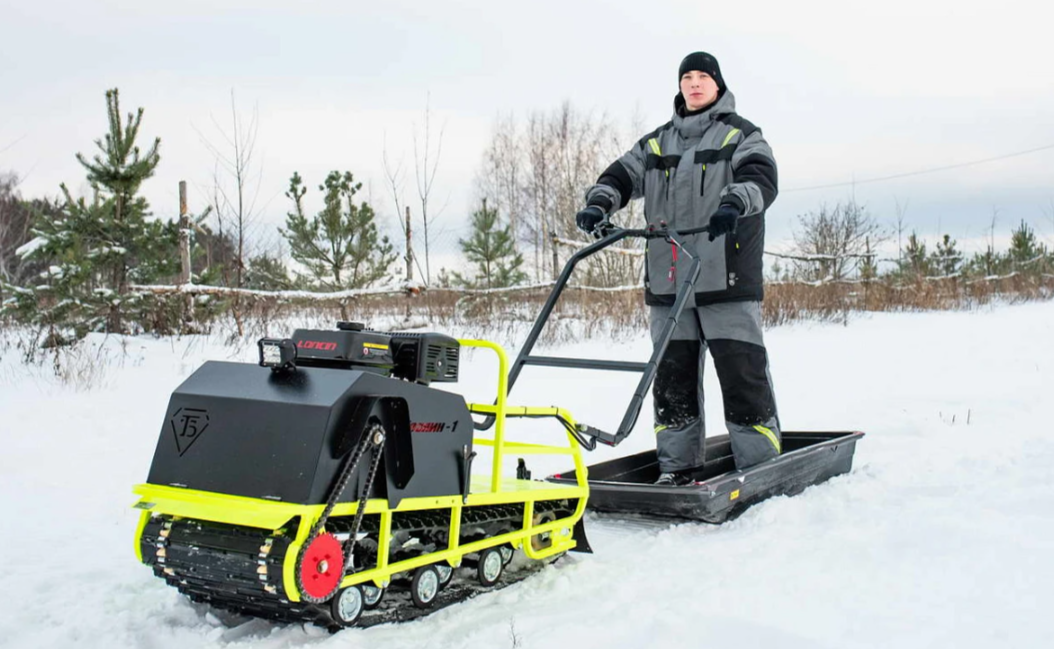 Мотобуксировщик Бурлак ХОЗЯИН-1 (капот металл) в Балашихе