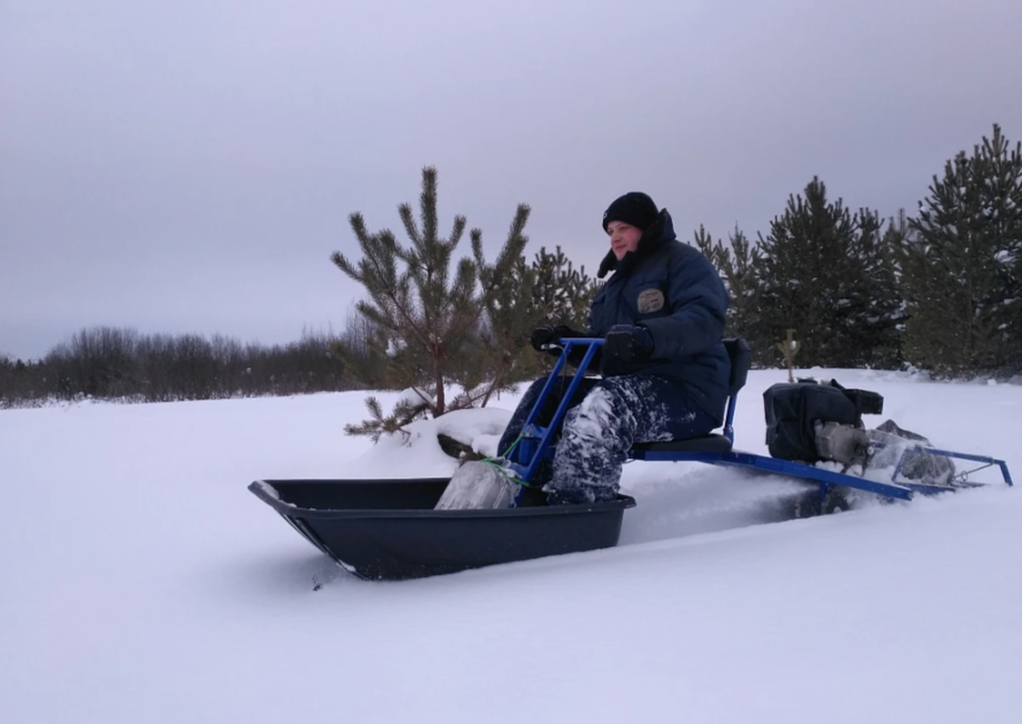 Мотобуксировщик толкач Альбатрос-XL8 с модулем. Без фары, склизы в Балашихе