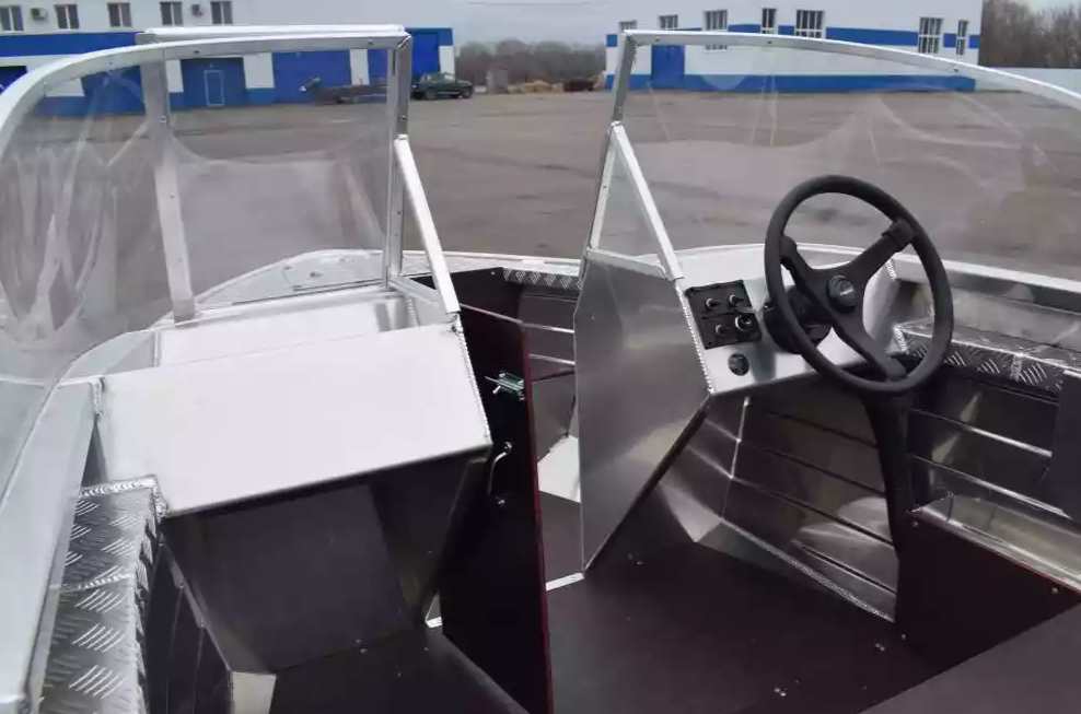 Алюминиевая лодка Wyatboat-390 DCM Увеличенный борт в Балашихе