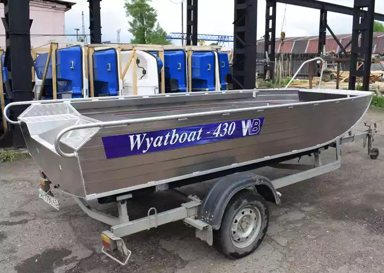 Алюминиевая лодка  Wyatboat-430 Master в Балашихе