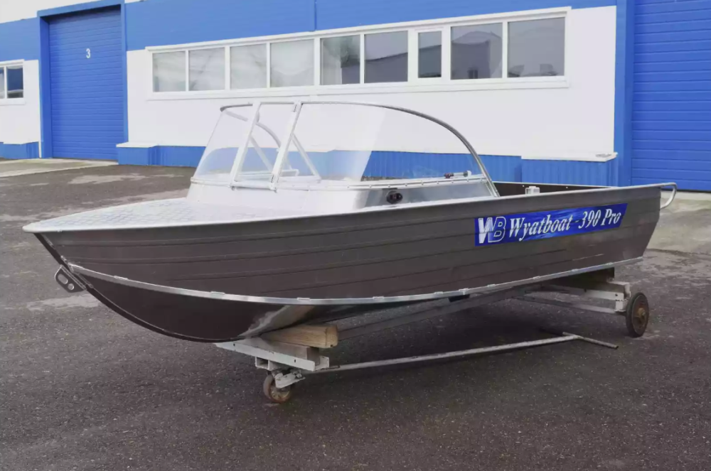 Алюминиевая лодка Wyatboat-390 Pro в Балашихе