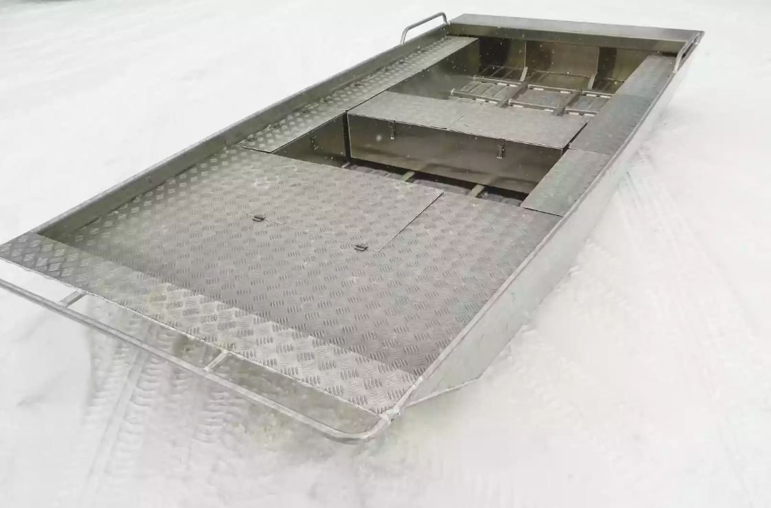 Алюминиевая лодка Wyatboat-390 Jonboat в Балашихе