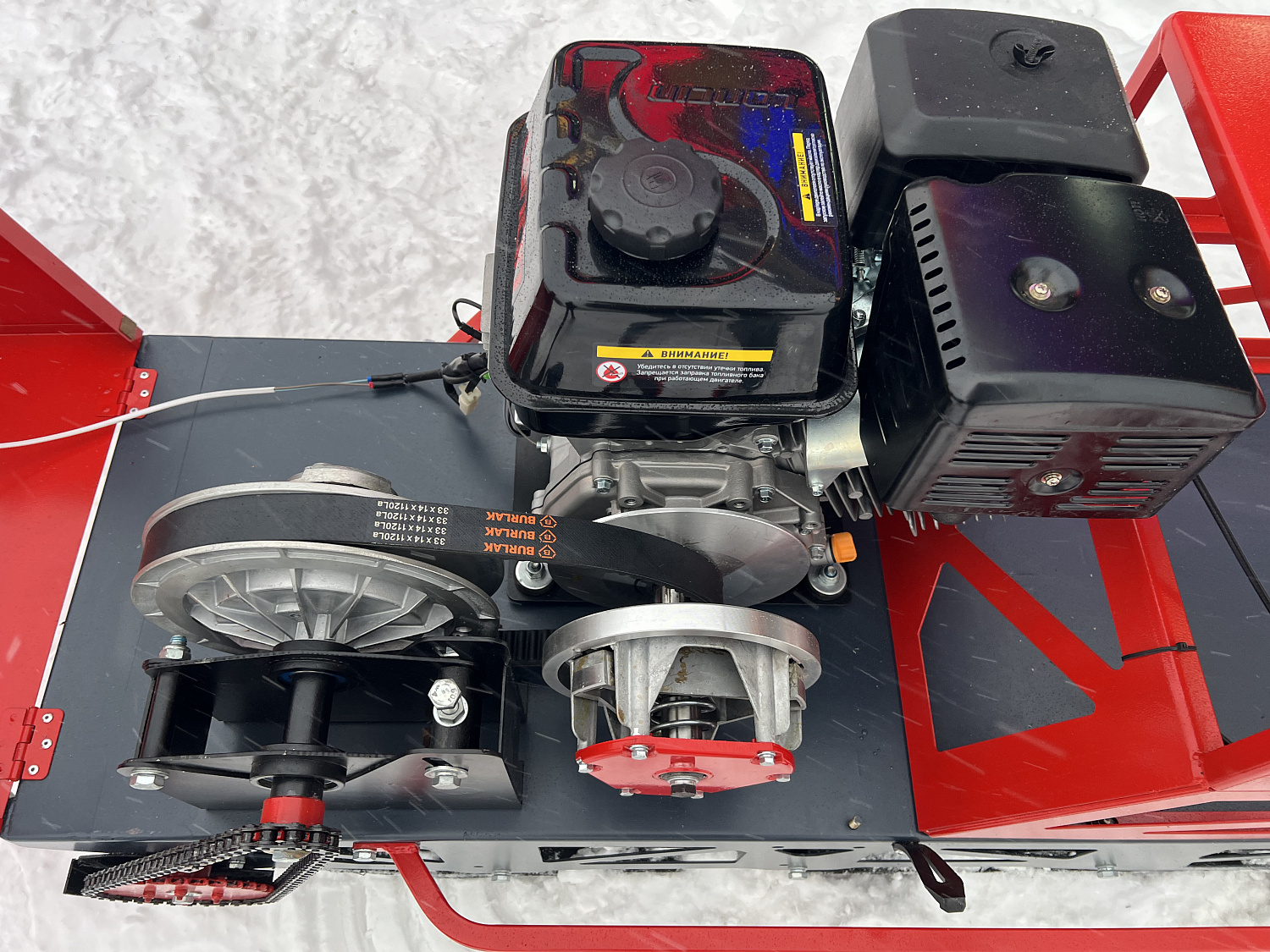 Мотобуксировщик EX-MOTO SNOWDOG S500 15л.с в Балашихе