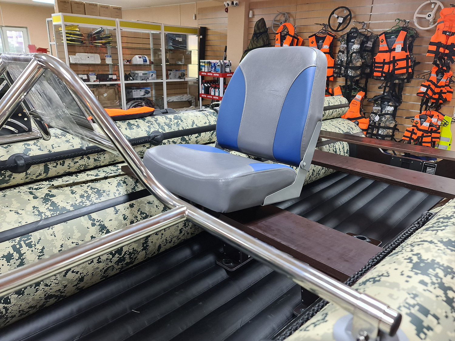 КРЕСЛО МЯГКОЕ РАСКЛАДНОЕ С ПОВОРОТНЫМ МЕХАНИЗМОМ ДЛЯ ЛОДОК в Балашихе