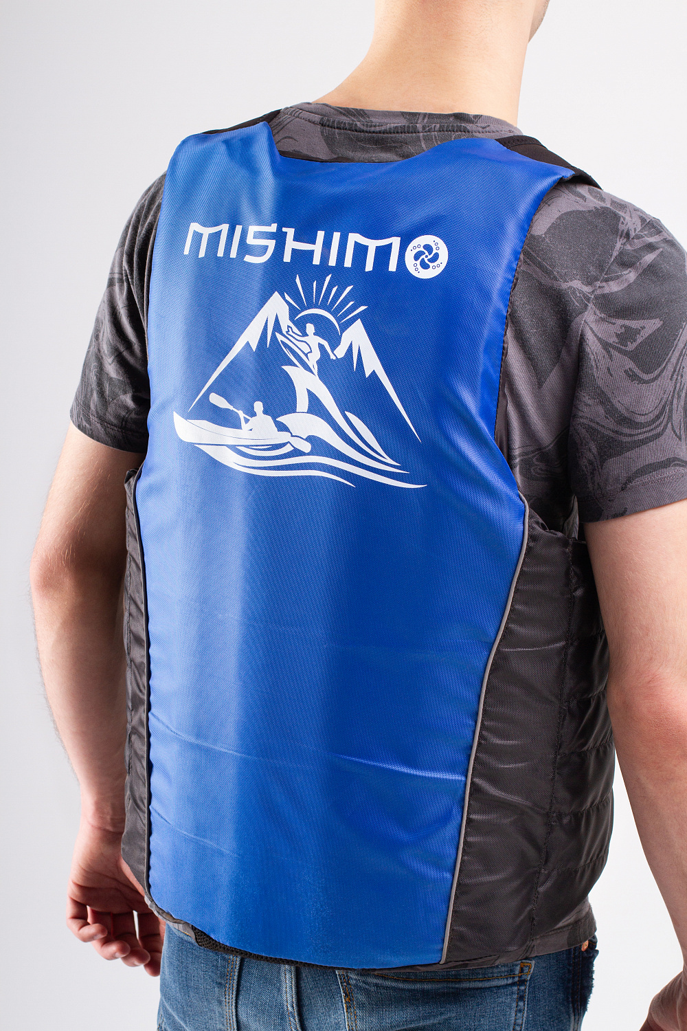 Жилет спасательный MISHIMO PRO Премиум качества Черно-синий в Балашихе